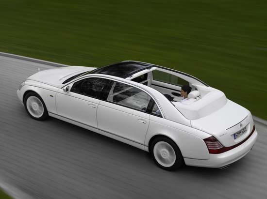 The Maybach Landaulet considered as one of the most luxurious cars available, is powered by its 612-horsebower biturbo V12, and it can go from 0-60 mph in 5.2 seconds. 