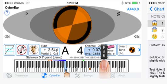 Reyburn CyberTuner, the pro piano technician’s gold standard tuning software tool for over 17 years.This is a professional piano technicians’ tuning tool and is priced accordingly. 