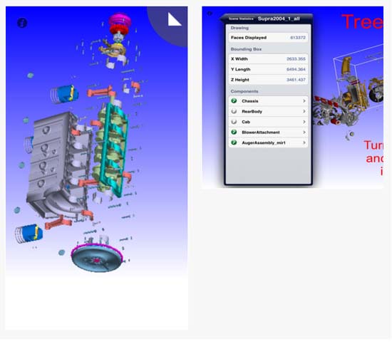 vueCAD is a professional, mobile CAD viewer and mark-up application.