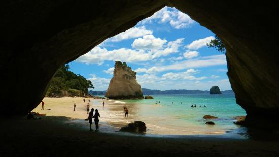 8. Cathedral Cove - Hahei, New Zealand 