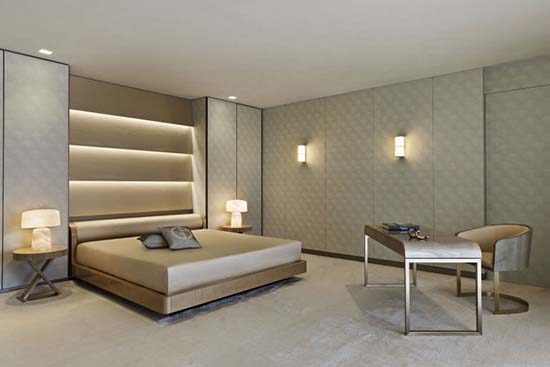 Armani Casa Florida master bedroom unit