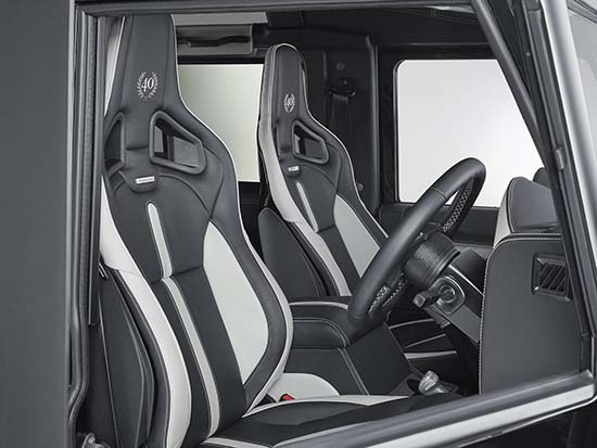 Defender 40th Anniversary by Overfinch Front Seats