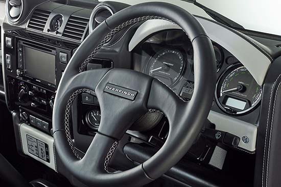 Defender 40th Anniversary by Overfinch steering wheel
