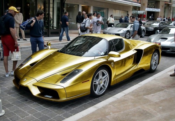 Golden Ferrari Enzo