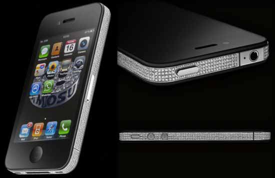 Alexander Amosu unveils iPhone 4 Diamond Spider
