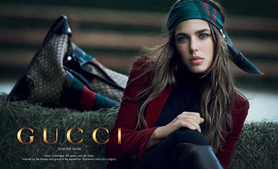 Charlotte Casiraghi for Gucci Forever Now Ad Campaign