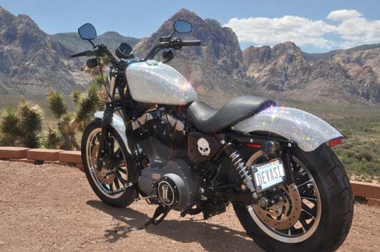 Harley-Davidson Sportster Studded With Swarovski Crystals