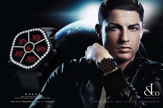 Cristiano Ronaldo is the new face of Jacob & Co.