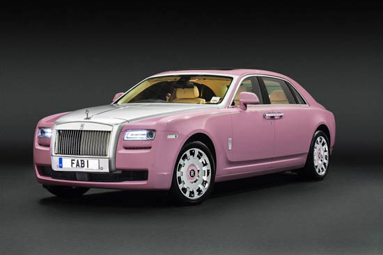Rolls Royce Unveils One-of-a-Kind Pink Ghost FAB1 for Charity
