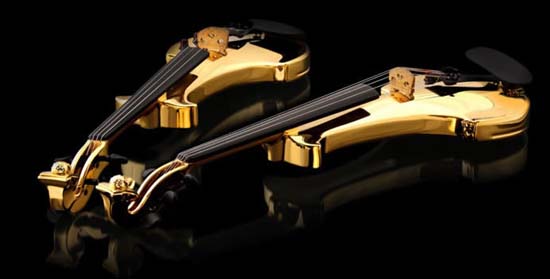 The World’s First 24kt Gold Violins Worth A Staggering $2 million