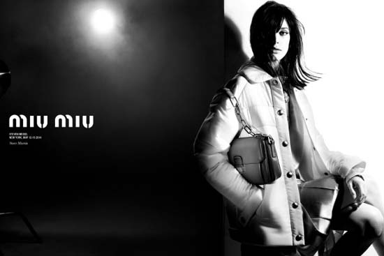Stacy Martin For Miu Miu Fall/Winter 2014 Campaign