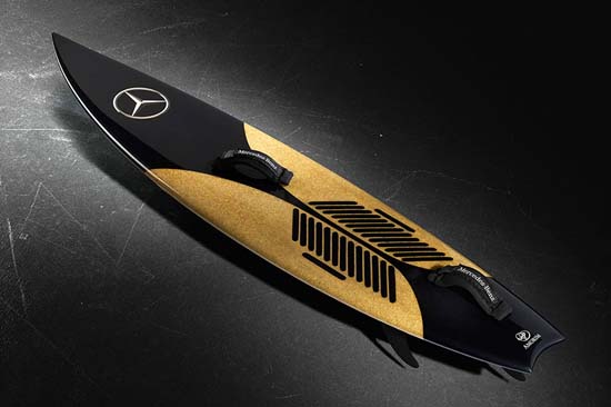 Mercedes-Benz Cork Surfboard for Garrett McNamara