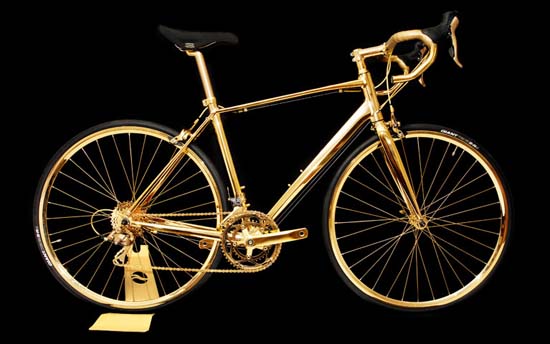 Goldgenie Unveils 24 Karat Gold-Plated Bicycle