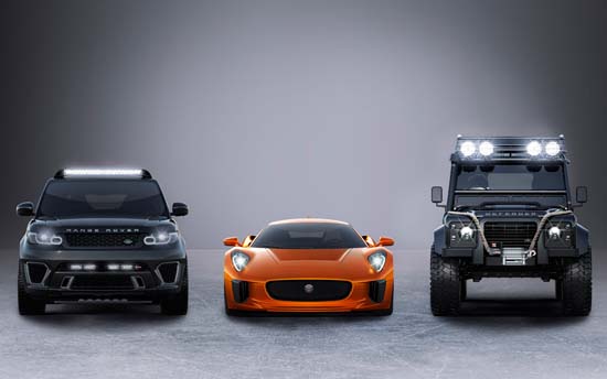 Jaguar x Land Rover Confirmed for 007: Spectre