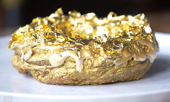 This Is How The 24-Karat Golden Cristal Ube Donut Is Made