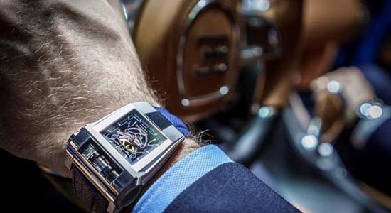 Parmigiani Fleurier x Bugatti 390 Concept Watch