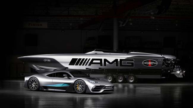 Cigarette Racing 515 Project ONE is a 3,100-Horsepower Boat