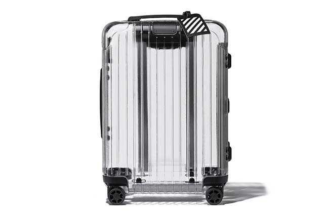 Off-White x Rimowa Unveil Transparent Suitcase
