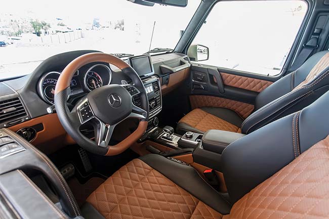 Mercedes-Benz G63 AMG 6×6 interior