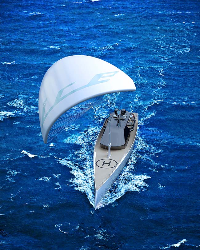 Ice Kite Superyacht by Red Yacht Design