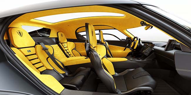 Koenigsegg Gemera interior