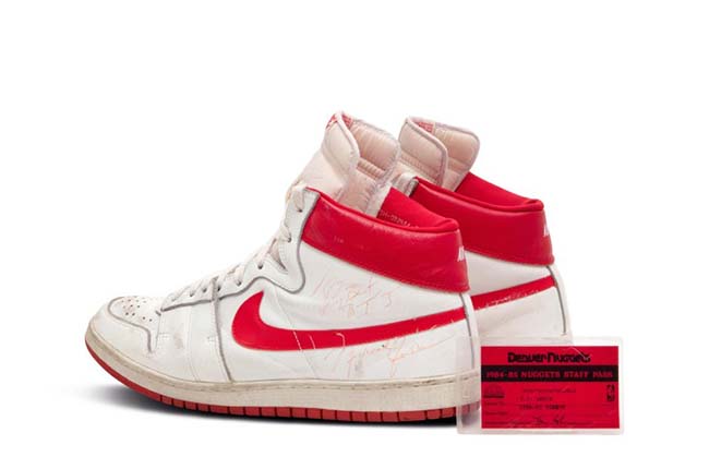 Michael Jordan’s Game-Worn Nike Air Ship Sneakers Expected To Sell for $1.5M