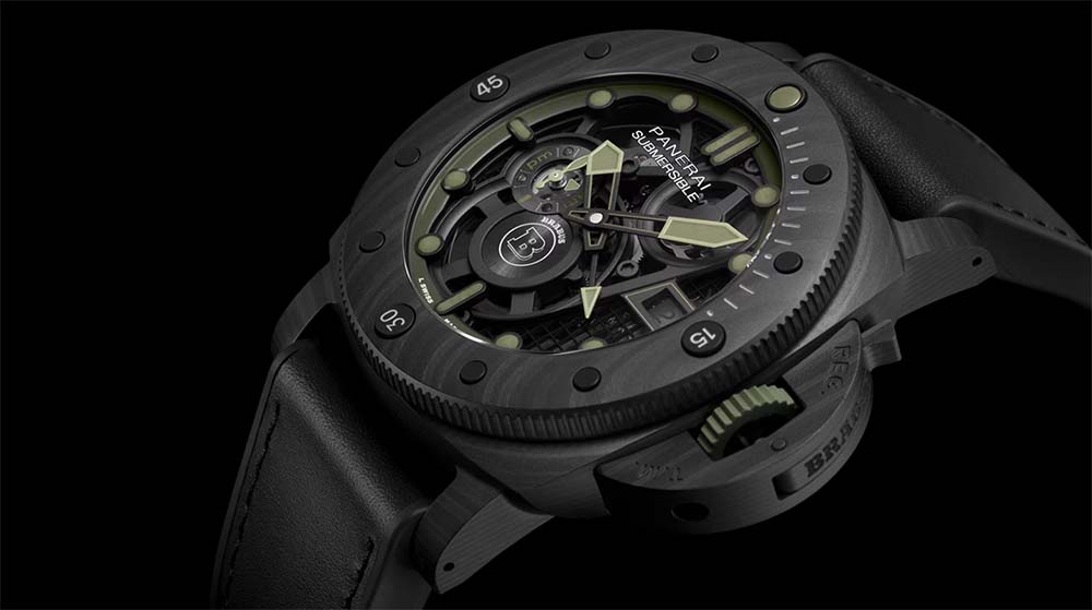 Experience the Ultimate in Luxury Timekeeping with the Panerai Submersible S Brabus Verde Militare Edition