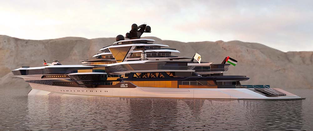 UAE ONE Mega Yacht Concept